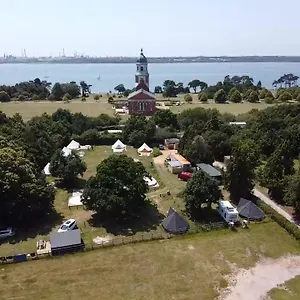 Bell Tent Glamping At Royal Victoria Country Park Southampton